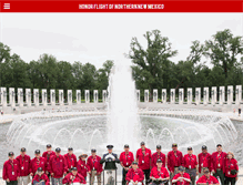 Tablet Screenshot of honorflightnorthernnm.org